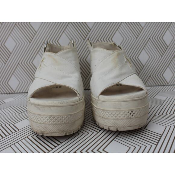 CONVERSE Womens Chuck 70 De Luxe Heel Sandal Platform Size 8 Pre-Owned - Picture 5 of 12